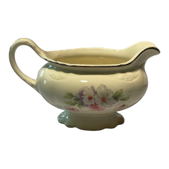 Homer Laughlin Virginia Rose  Gravy Boat Vintage - Picture 1 of 5